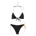 Swimwear for Women, Small Bust Enhancing, Two-Piece Bikini Solid Color