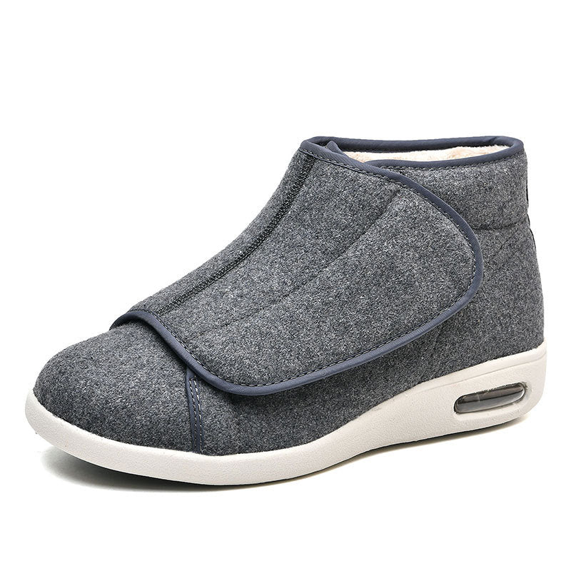 Elderly shoes plus velvet autumn and winter men's walking shoes square dance shoes casual shoes
