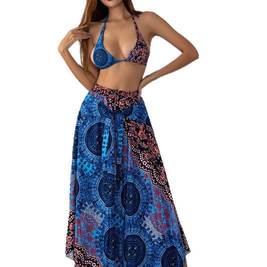 Swimwear Three-Piece Set, Flattering Women's Swimwear