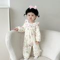 Cotton Baby Girl Bodysuit Long Sleeve One-Piece Romper Spring Fashion Style