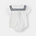 Baby Summer Romper Short Sleeve Onesie for Newborn Boys and Girls Lightweight Cotton Outfit