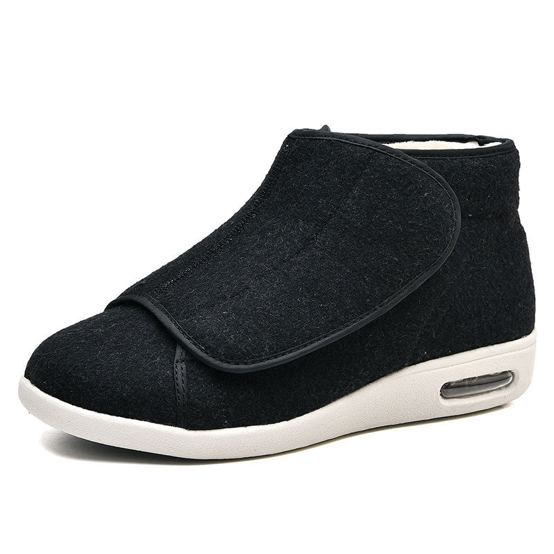 Elderly shoes plus velvet autumn and winter men's walking shoes square dance shoes casual shoes