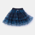 Cute Girls' Summer Gingham Mesh Tutu Skirt, Versatile Half Skirt Casual Dress for Kids