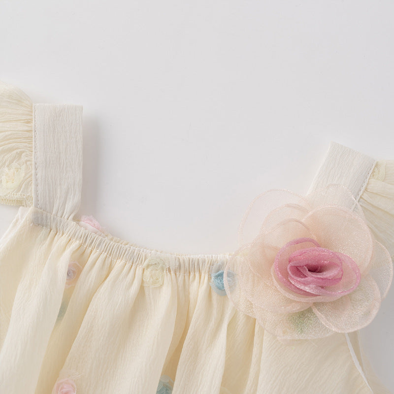 Dress for Girls Summer New Style Cake Dress Princess Dress A-Class Safety Certification