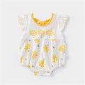 Infant Pure Cotton Romper Baby Girl Triangular Bodysuit A-Class Safety Certified Summer Trend