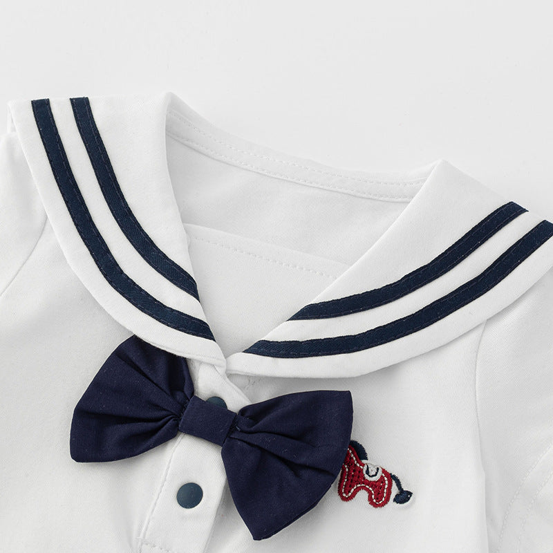Baby Summer Romper Short Sleeve Onesie for Newborn Boys and Girls Lightweight Cotton Outfit