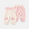Chic Baby Girls' Cuffed Pants, Spring and Autumn Casual Trousers for Toddlers, A-Class Long Pants