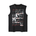 Street Style Graphic Tank Top for Men - Loose Fit Casual Sleeveless Tee